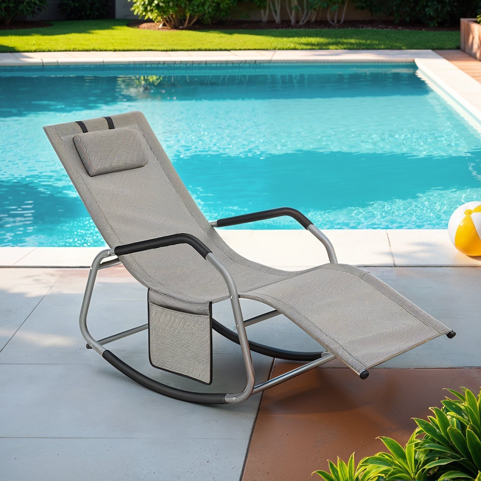 Sedia a dondolo, 151 x 56 x 90 cm, sdraio 1