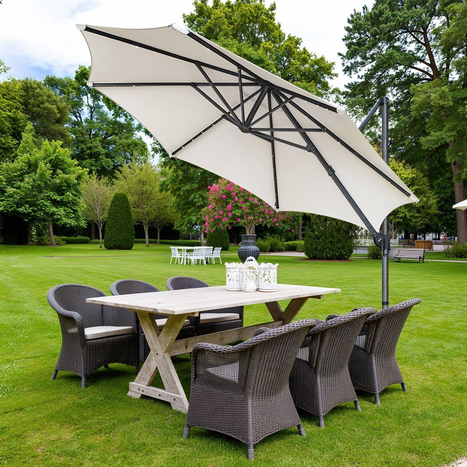 Ombrellone, ombrellone a sbalzo, 300 cm²