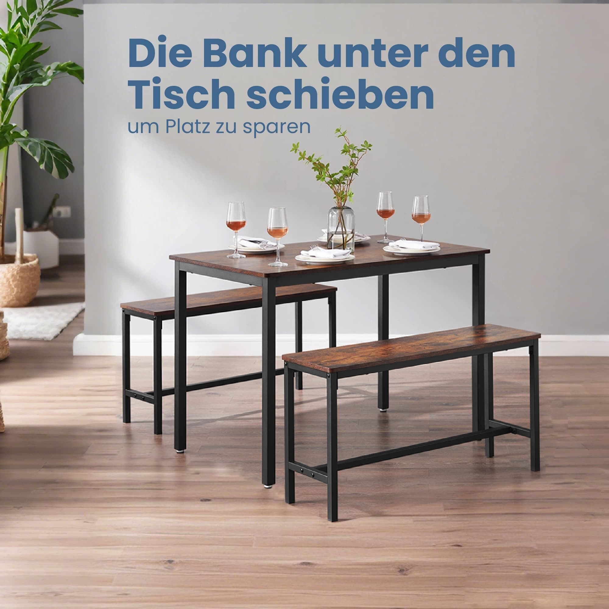 Set tavolo da cucina - 110 x 70 x 75 cm 1