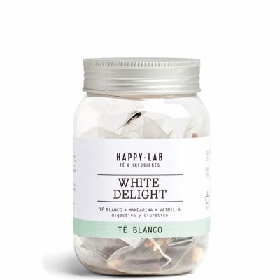 WHITE DELIGHT - Weißer Tee + Mandarine + Vanille. Digestiv und Diuretikum