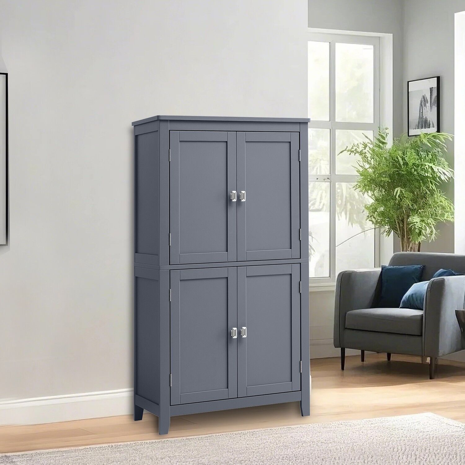 Mobiletto da bagno, mobiletto da cucina, mobiletto da bagno - 30 x 60 x 110 cm 1