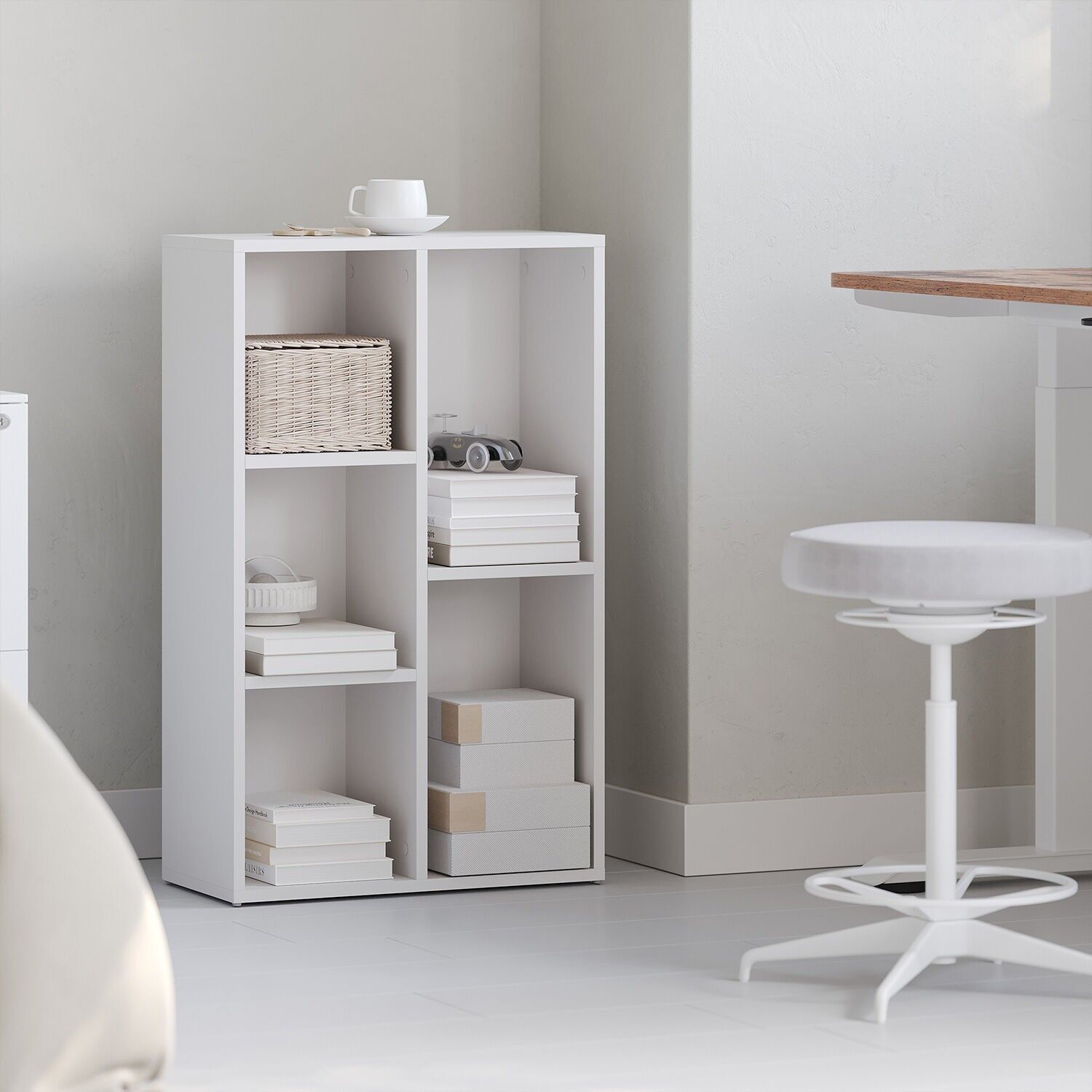 Libreria, mensola, con 5 scomparti - 50 x 80 x 24 cm 1