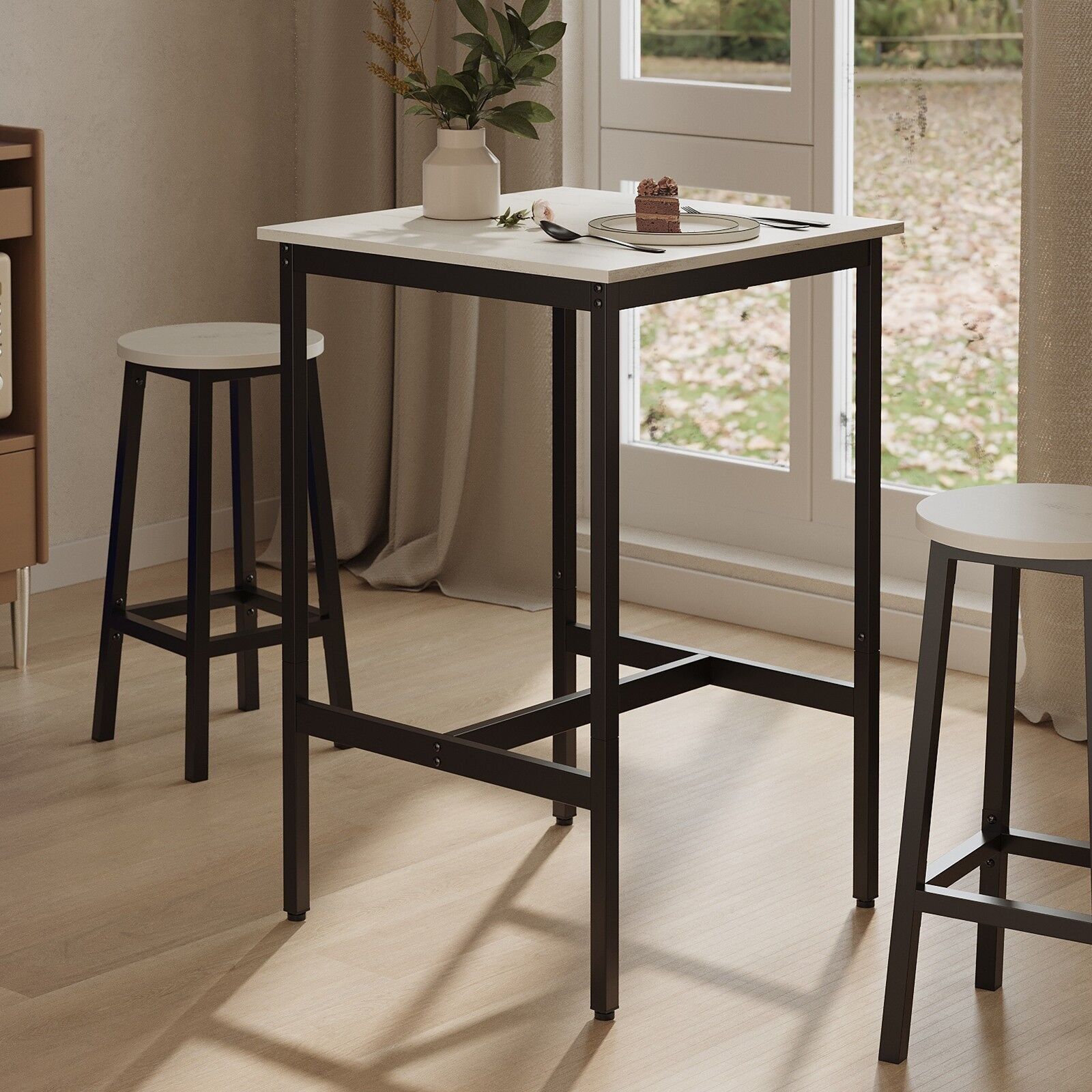 Tavolo da bar, tavolo da cucina, tavolo alto - 60 x 60 x 92 cm 2