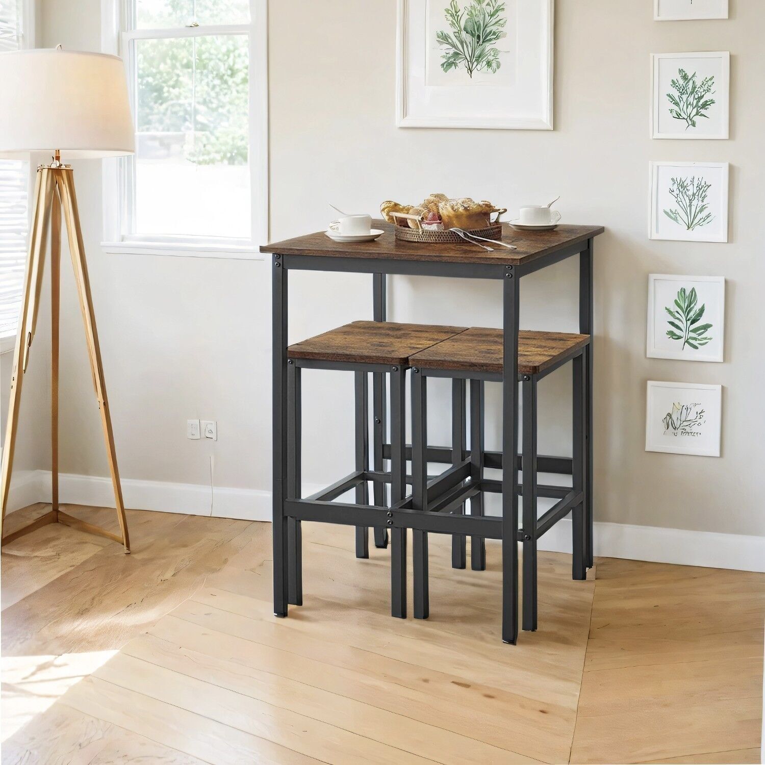 Tavolo da bar, tavolo da cucina, tavolo alto - 60 x 60 x 92 cm 4