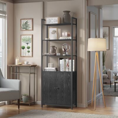 Librería, 6 niveles, estante - 24 x 40 x 159,5 cm
