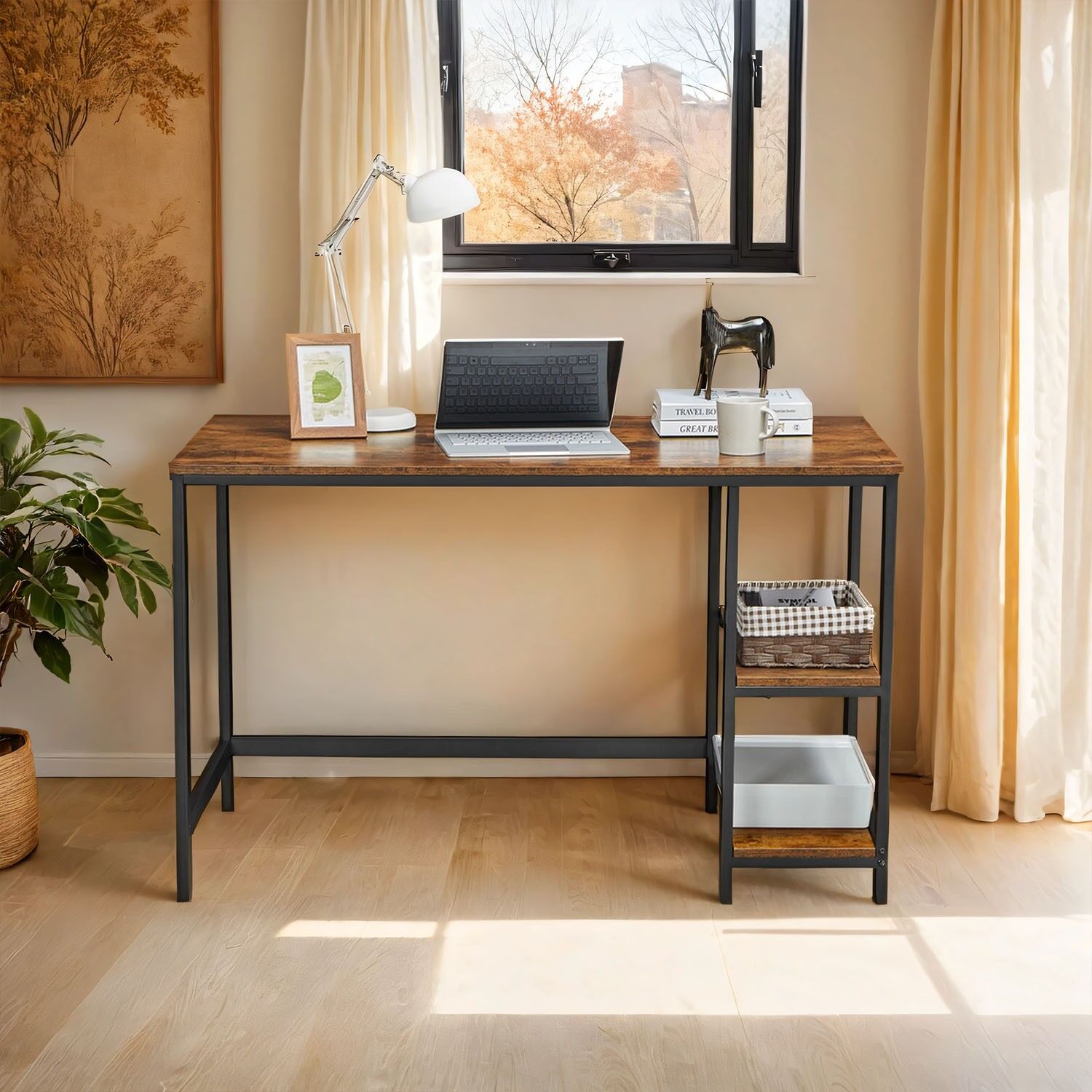 Tavolo, tavolo per computer, tavolo da ufficio - 60 x 120 x 75 cm