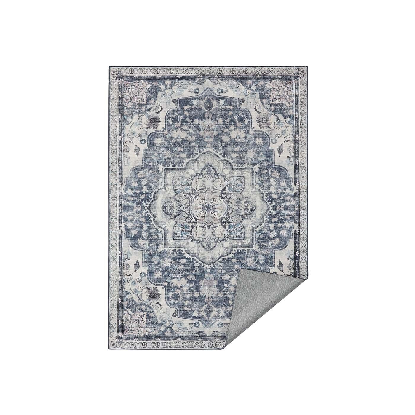 Tappeto vintage 200 x 290 cm antiscivolo grigio tortora