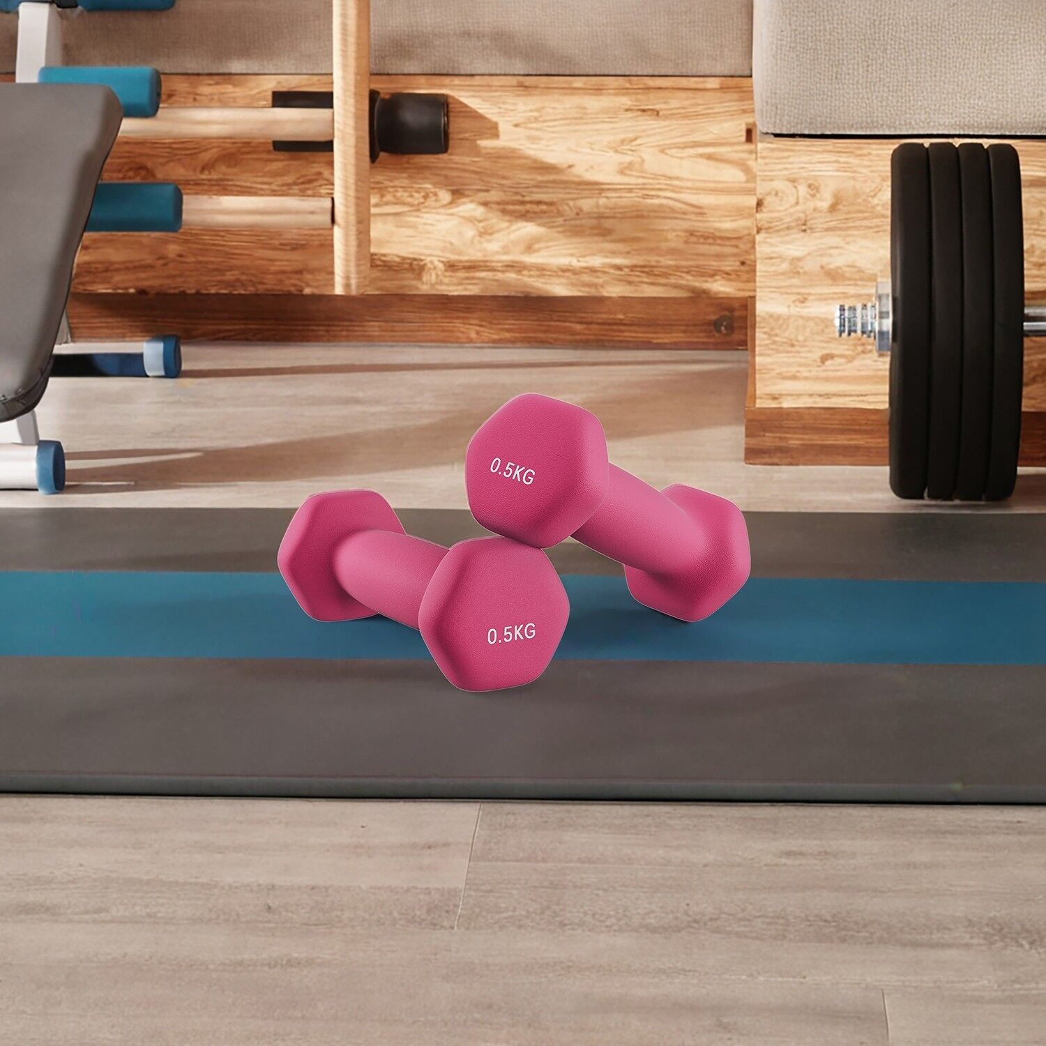 Manubri 2 x 0,5 kg - 11,5 x 5 x 4,5 cm 1