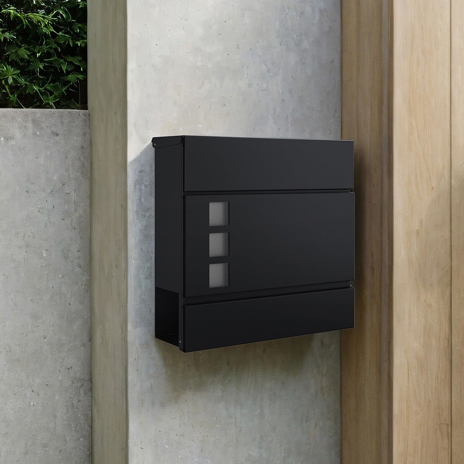 Cassette postali nere - 37 x 10,5 x 37 cm 1