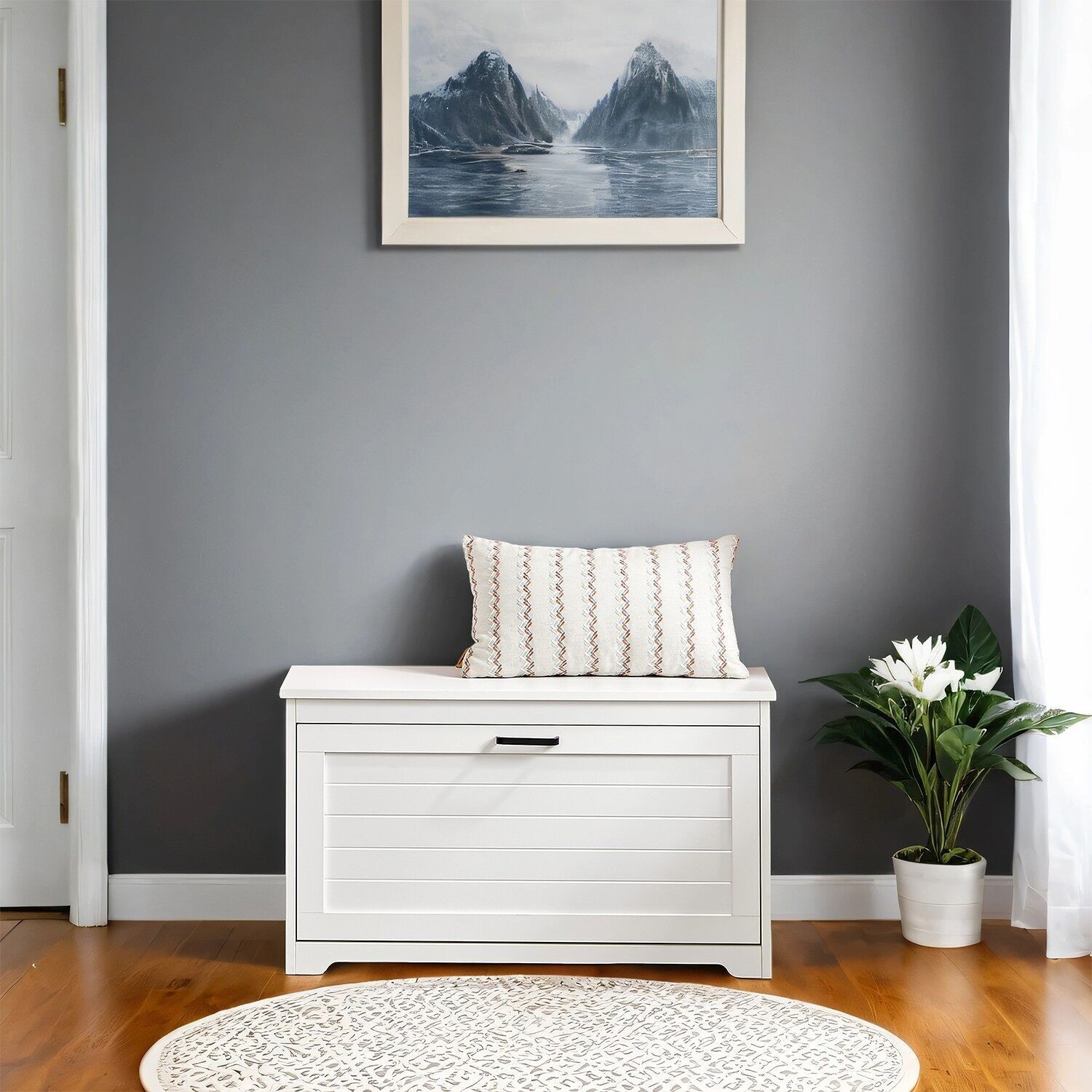 Scarpiera con coperchio - 80 x 30 x 46 cm 1