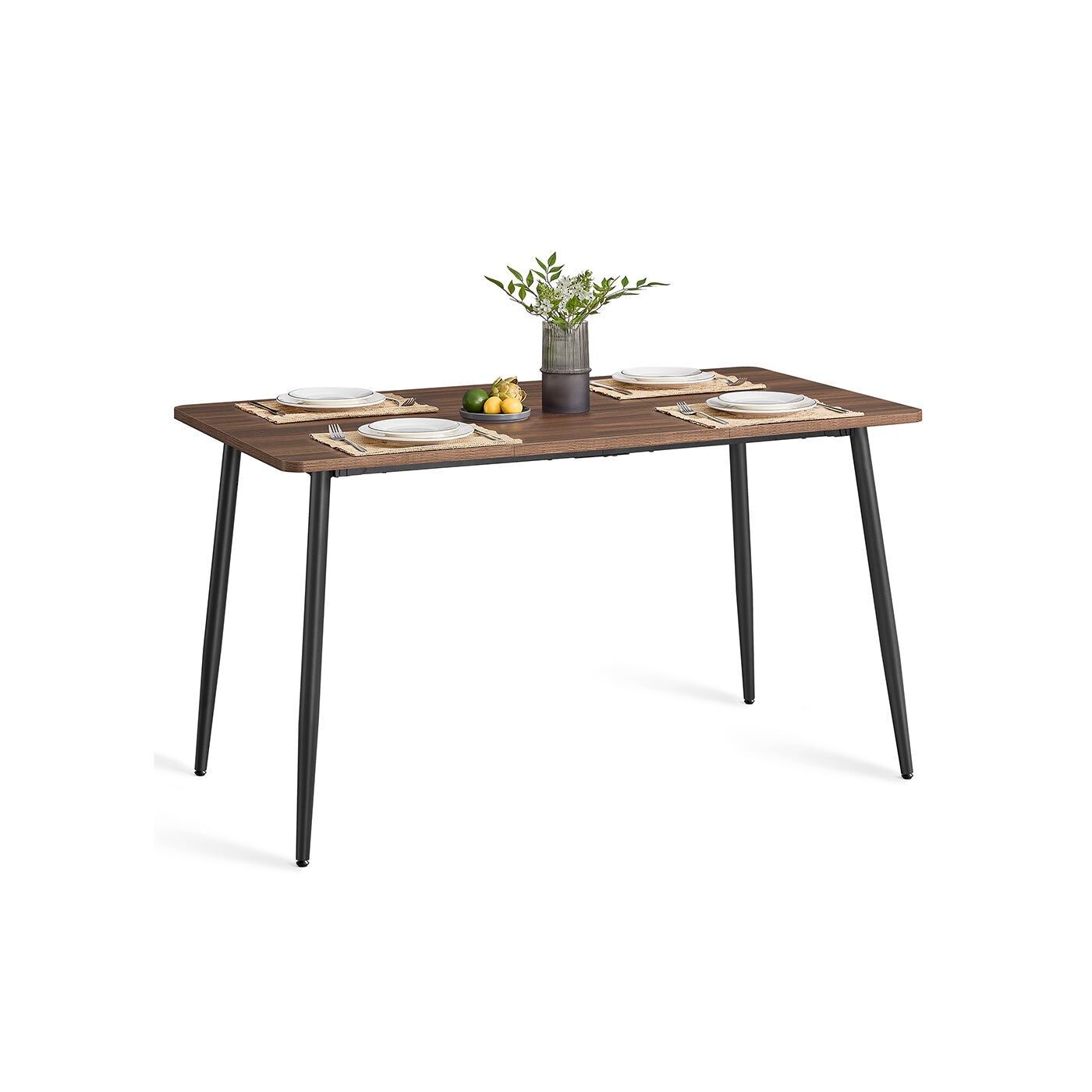 Tappetino 75 x 140 x 75 cm colore noce naturale nero