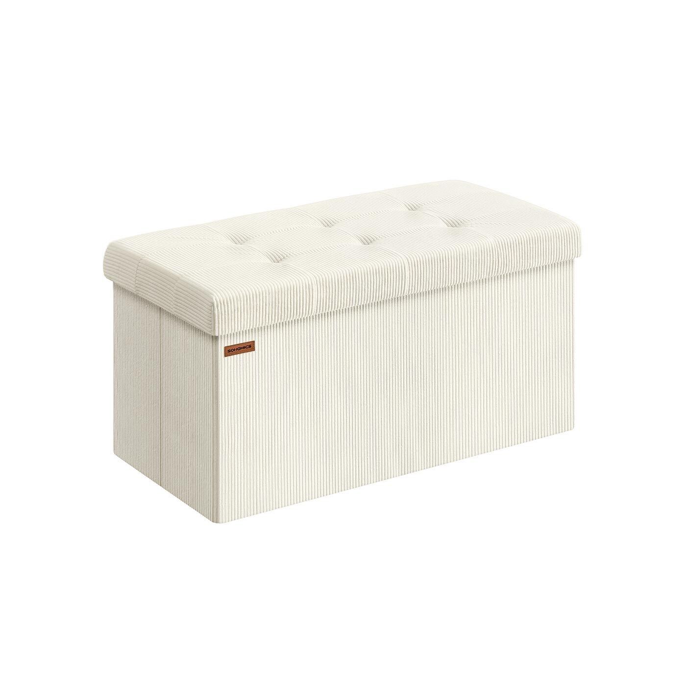 Panca con supporto e design pieghevole - 38 x 76 x 38 cm 1