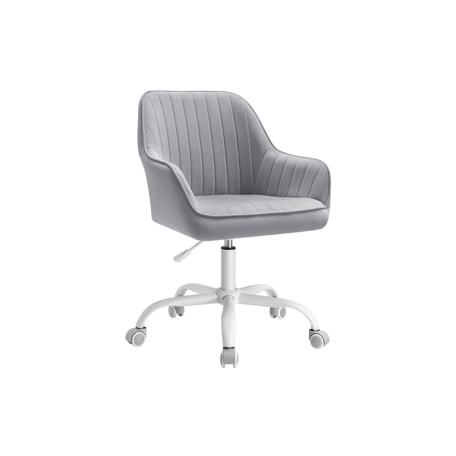 Scrivania da ufficio con regolazione in altezza elevata e grigio talpa - 55 cm