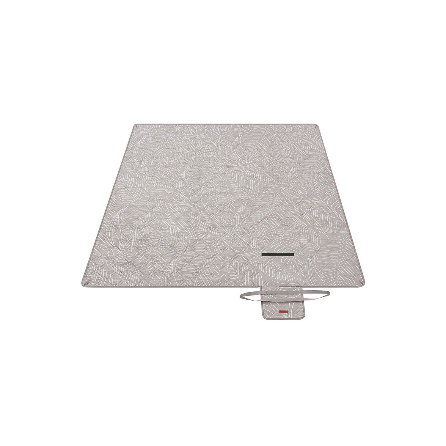 Tavolo da picnic 200 x 200 cm lavabile in lavatrice color cachi