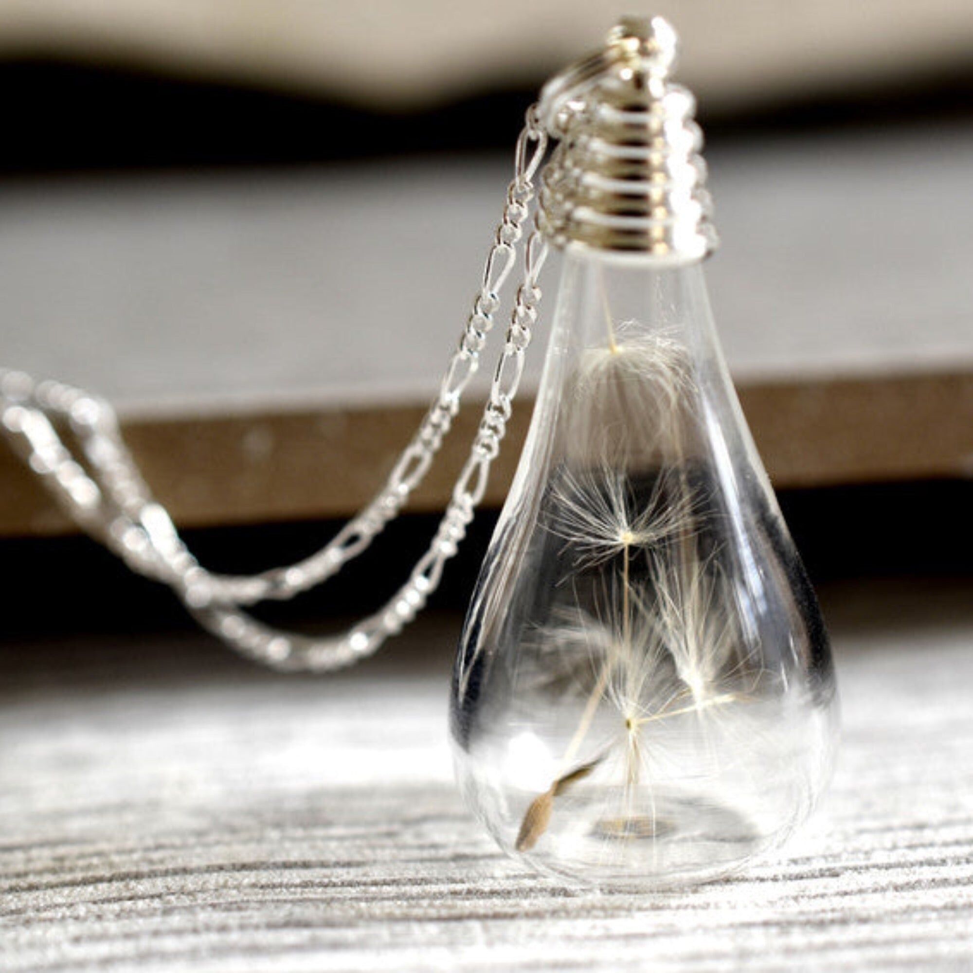 Collana in argento 925 MINIMALIST con dente di leone - K925-22