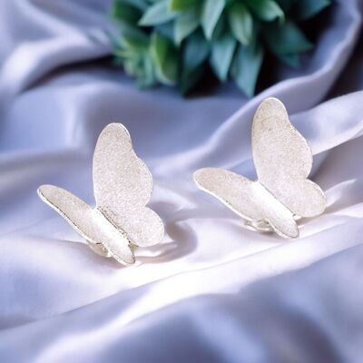 Orecchini Mini Farfalle - Orecchini Minimalisti in Argento Sterling 925 - OHR925-73