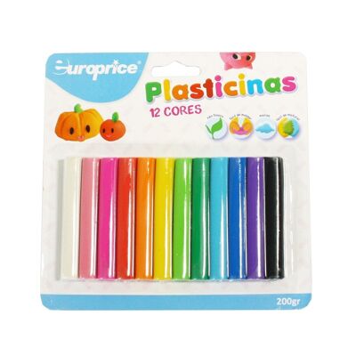 Blister 12 Colourful Modeling Clay