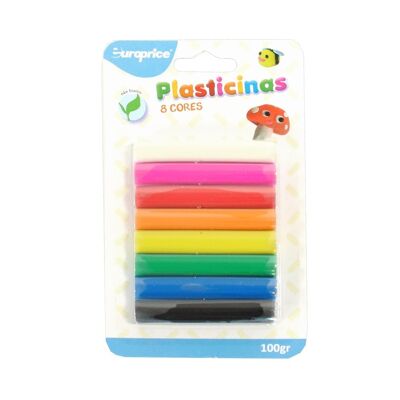 Blister 8 Colourful Modeling Clay