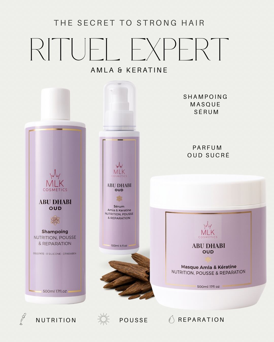 Abu Dhabi Expert Ritual - Oud | Shampoo + Mask + Serum