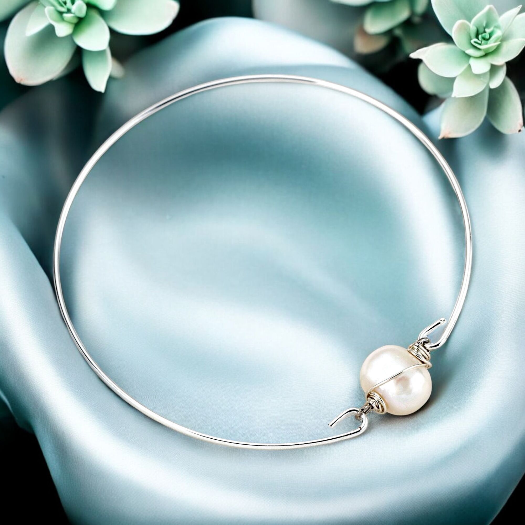 Bracelet en perles d'eau douce véritables - Bijou minimaliste - RETARM-29