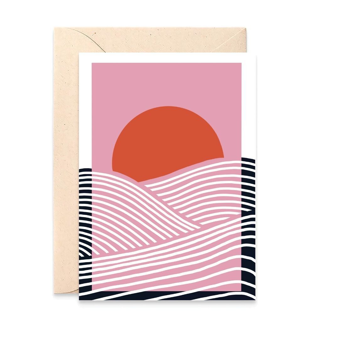'Sunrise' card all occasion card