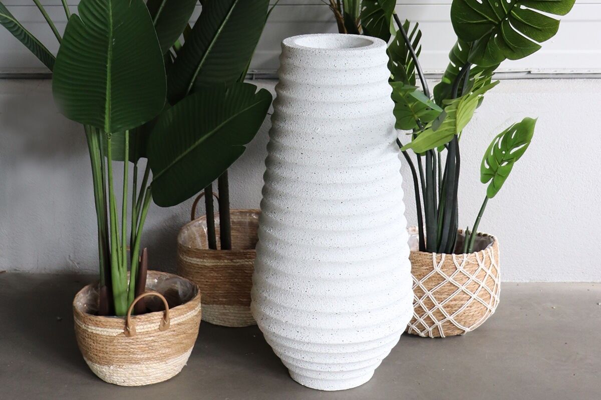AJ1230 – OUTDOOR-VASE-GRANULAT – MOAI