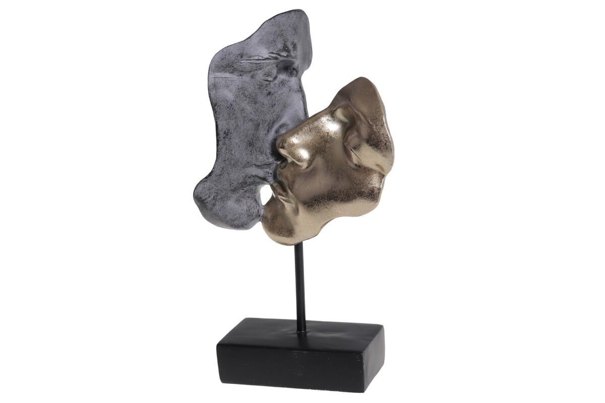 DA1928 - SKULPTUR KÜSSENDES PAAR - INITIALEN