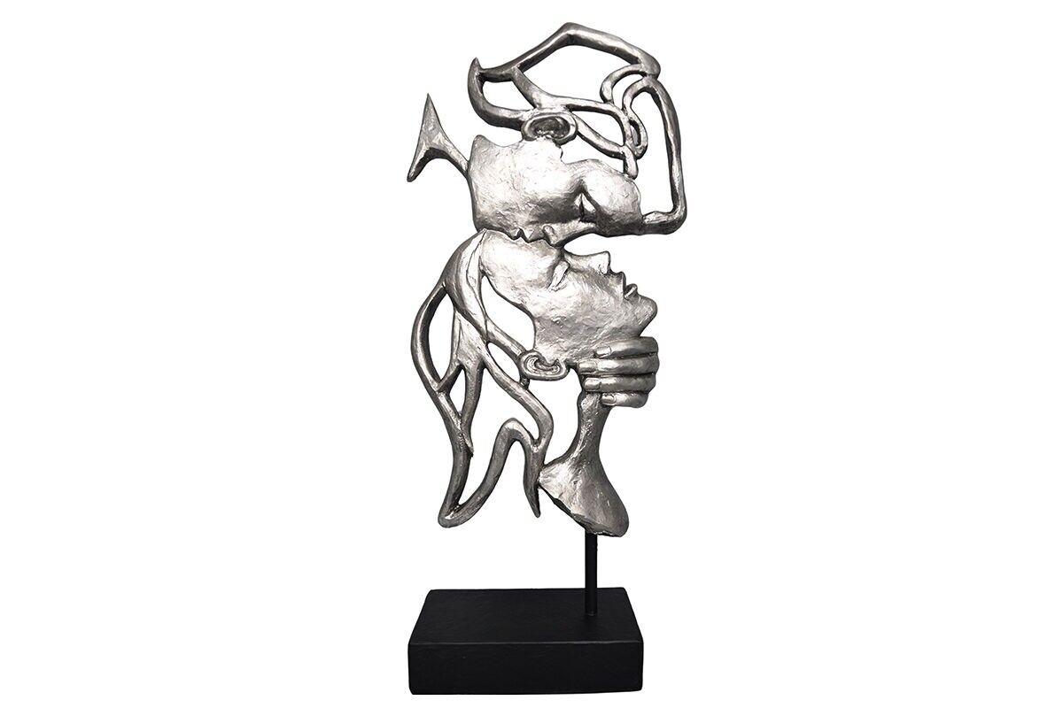 DA2105 - SILBERNE PAARSKULPTUR - INITIALEN