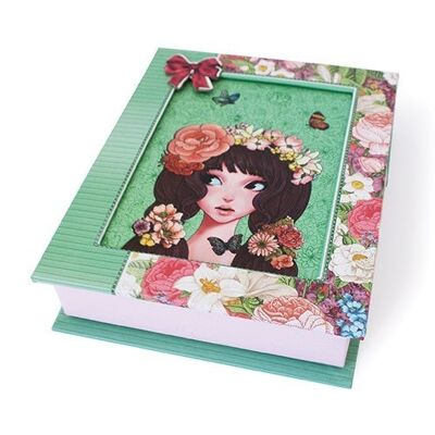 Picture frame with Tiara de Flores diary