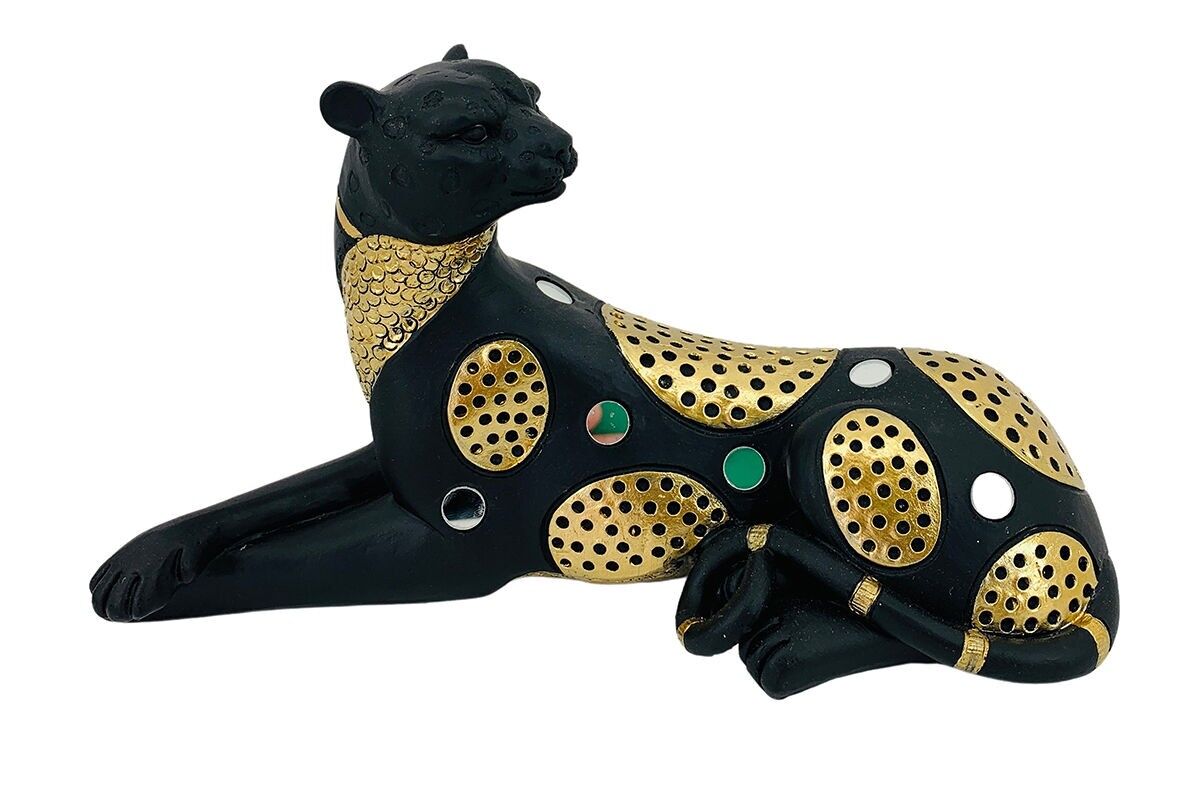 DG3260 - LIEGENDER SCHWARZ/GOLD PANTHER - JAGUAR