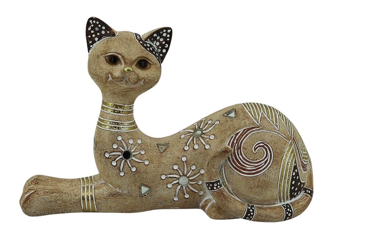 DG3417 - LIEGENDE KATZE AUF DER RECHTEN SEITE -