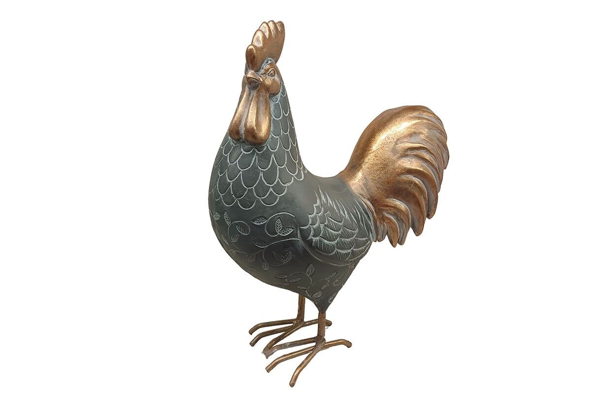 DG3426 - GRAUE HAHNSTATUETTE -