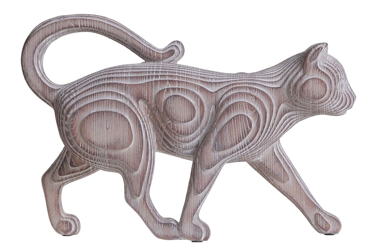 DG3432 – Katze mit skulpturalem Effekt – Haselnussbraun