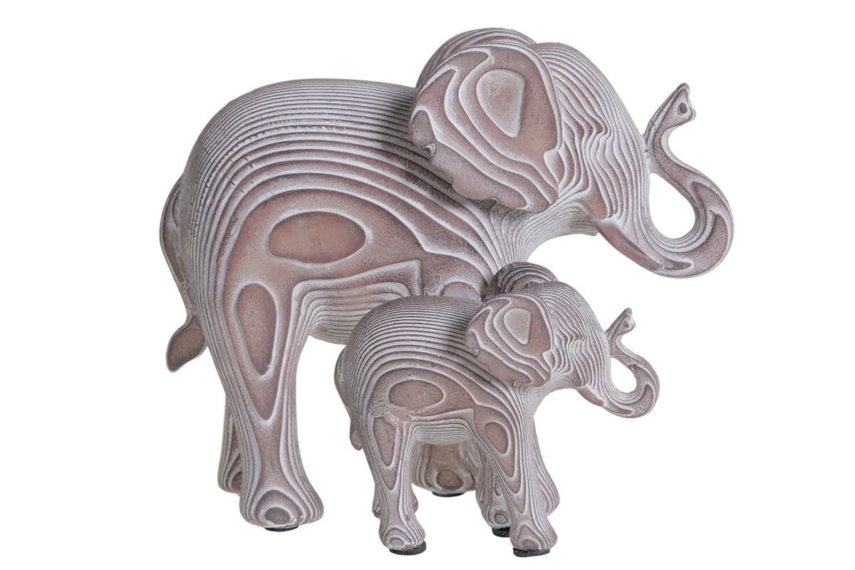 DG3433 – Elefanten-Skulptureffekt – Haselnussbraun