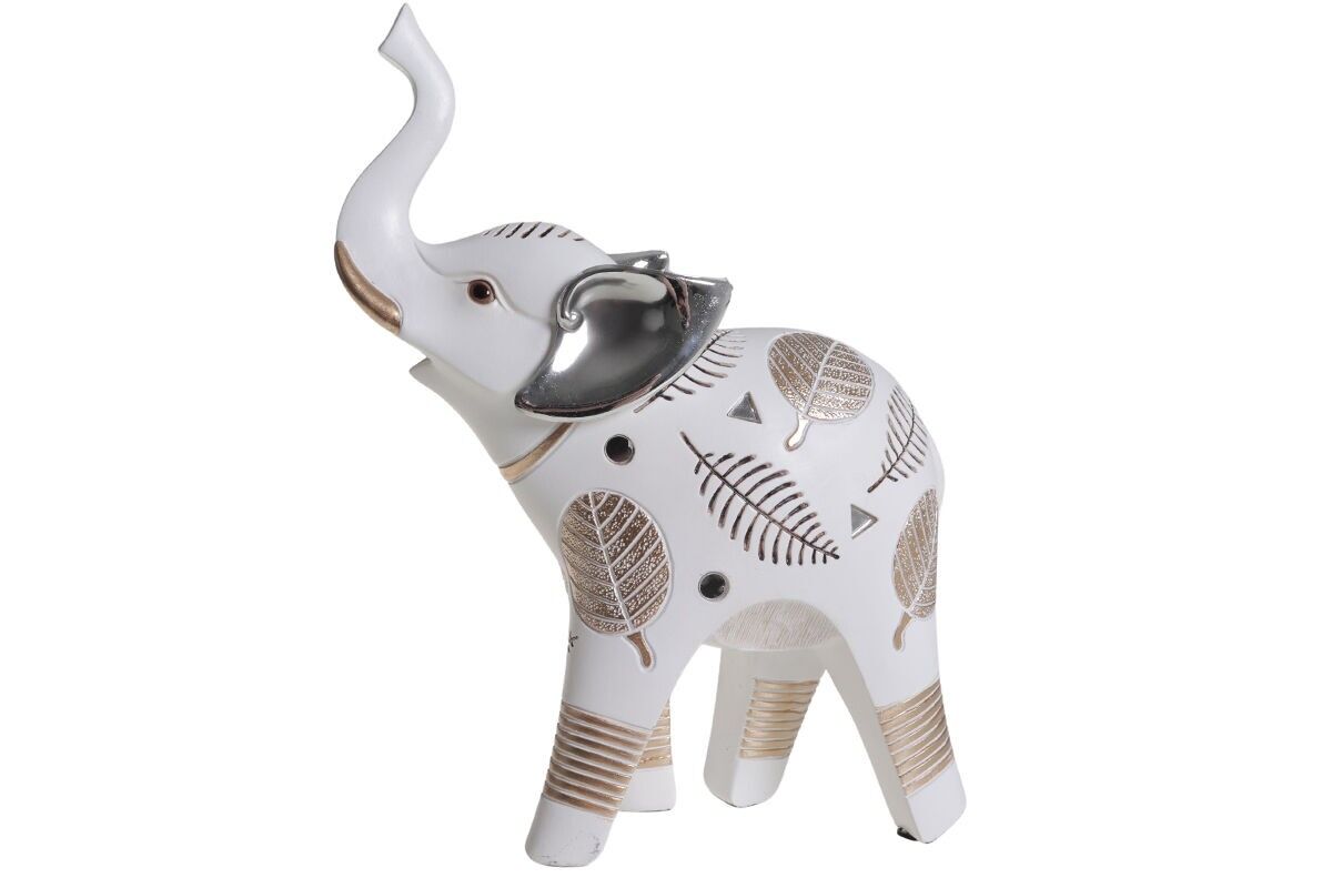 DG3437 – Elefanten-Gold-Laubmuster – LUZ