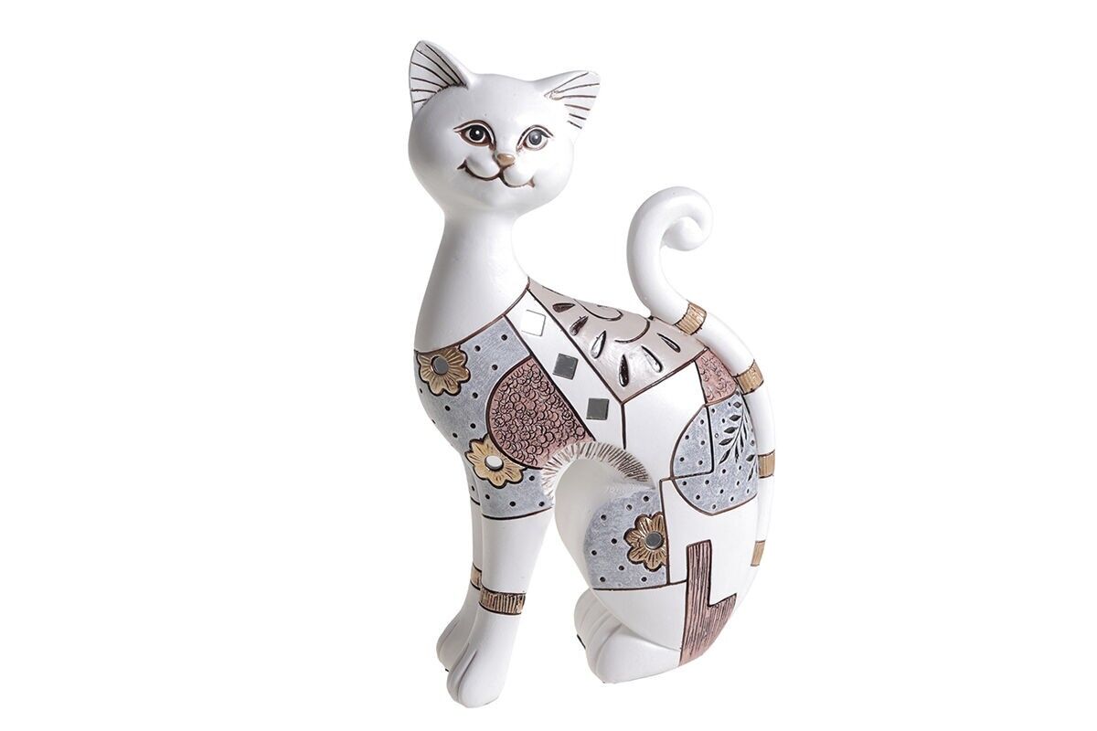 DG3465 - SITZENDE KATZE PATCHWORK - PATCHWORK