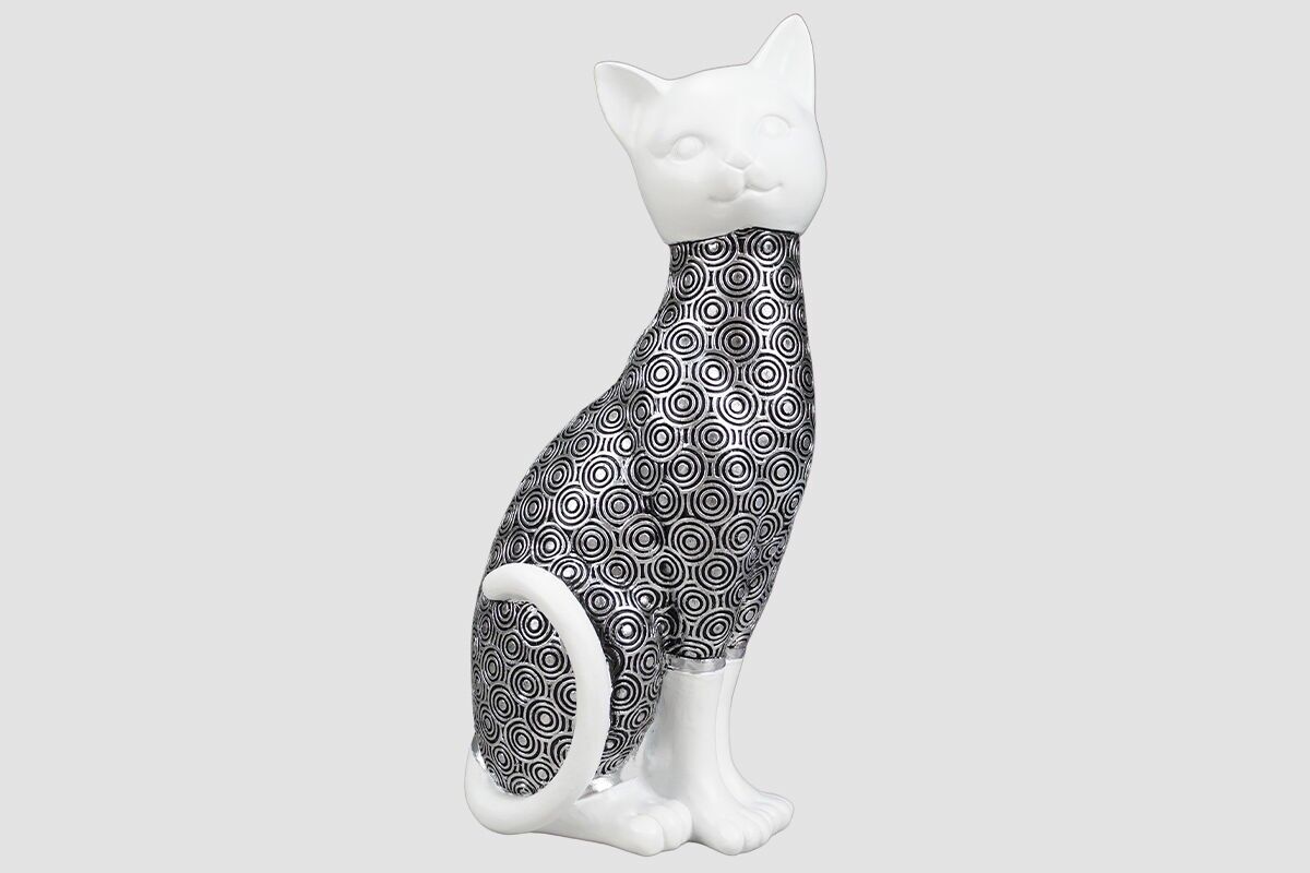 DG3468 - SITZENDE KATZE WIRBELT - WIRBEL