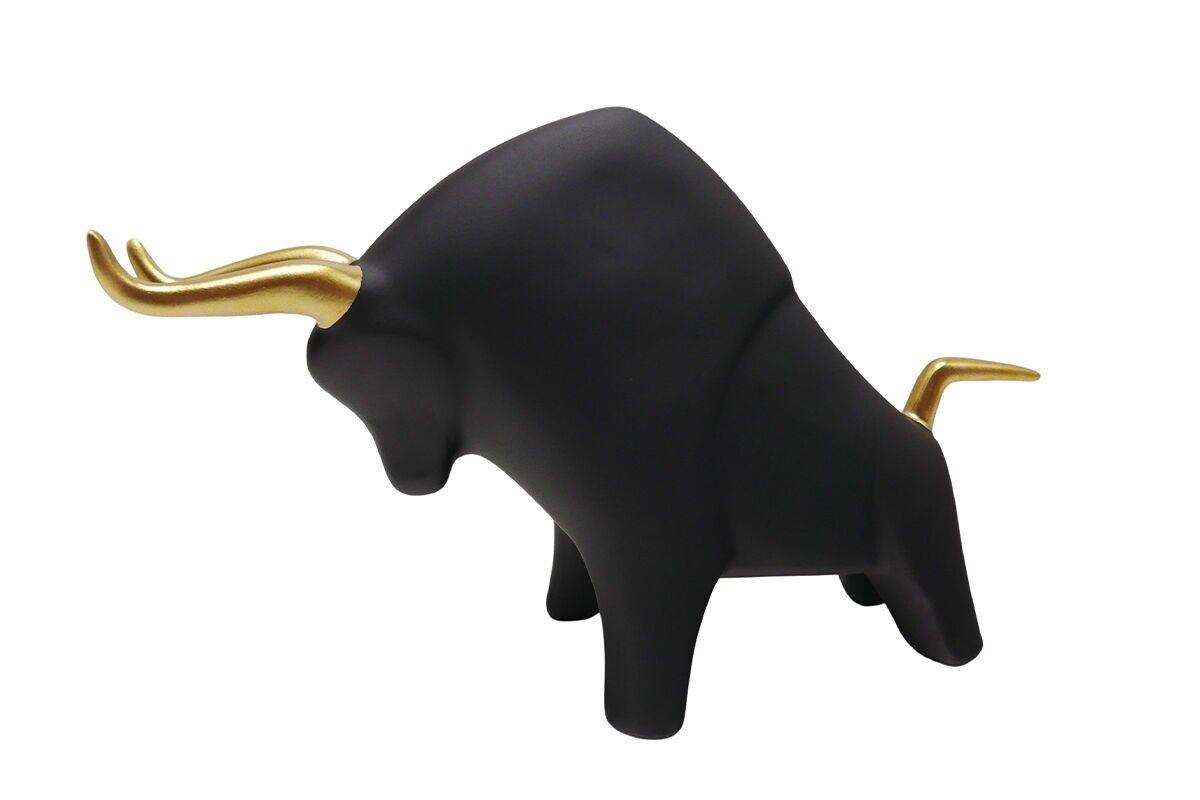 DG3481 - BLACK / GOLD BULL - INITIAL