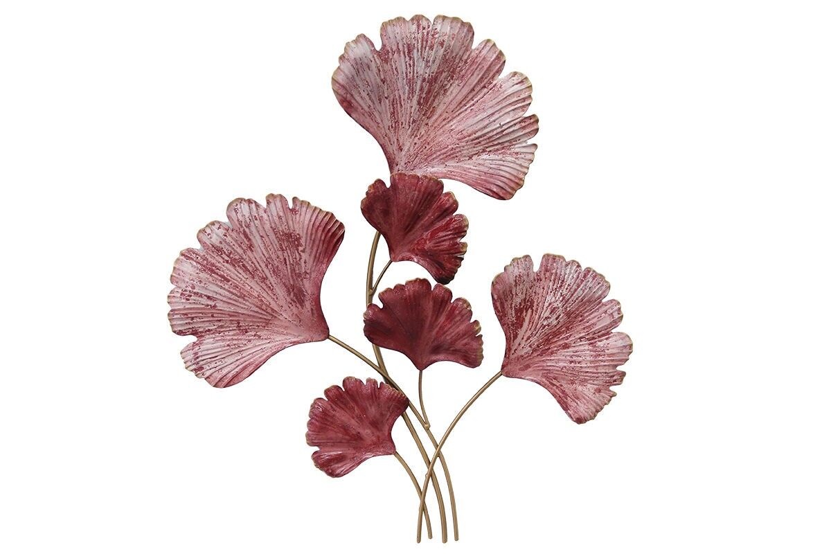 DM1135 - FOGLIAME DI GINKGO ROSSO/ORO - BELLE ARTI