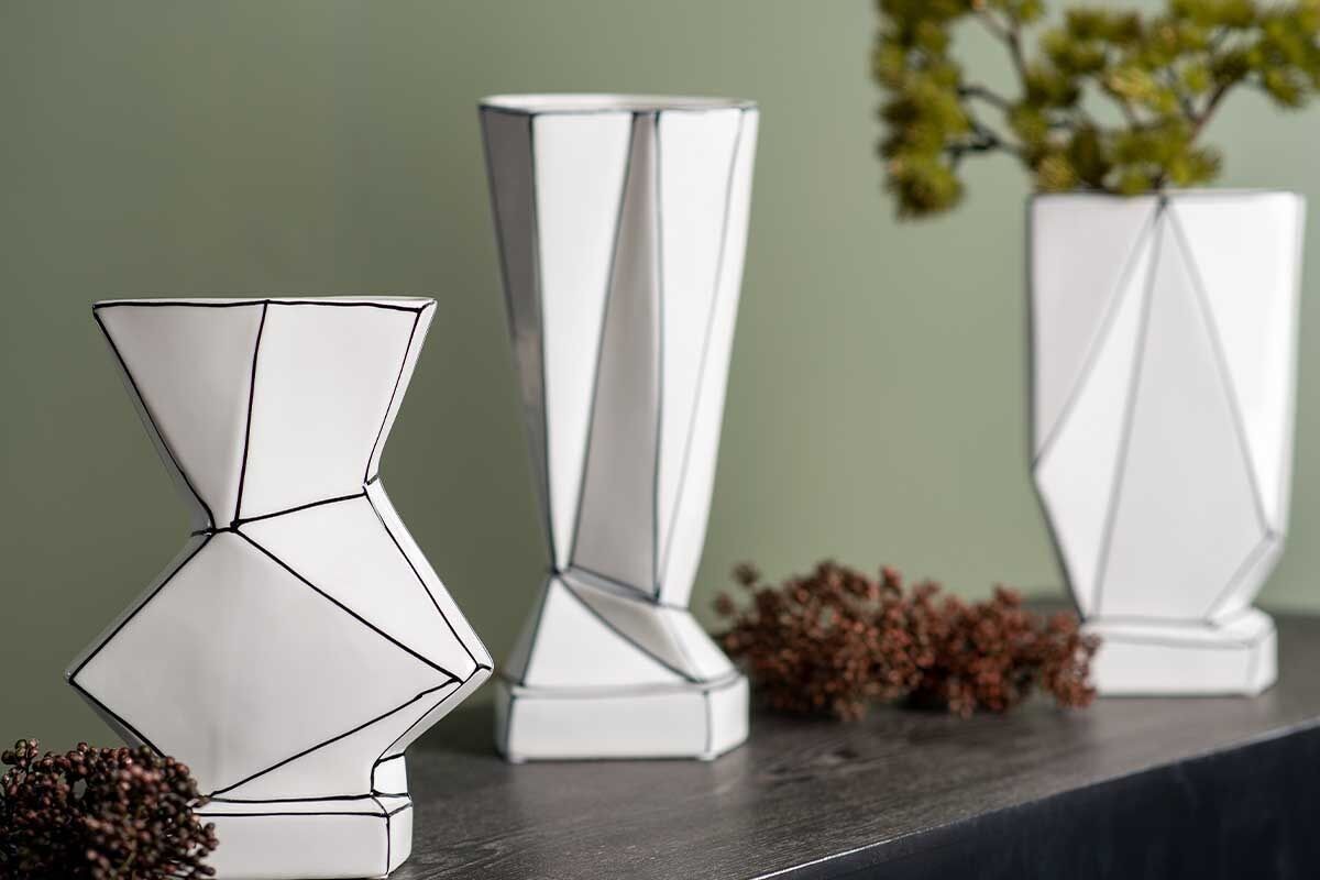 VASO IN CERAMICA GEOMETRICA - INTUITIVO
