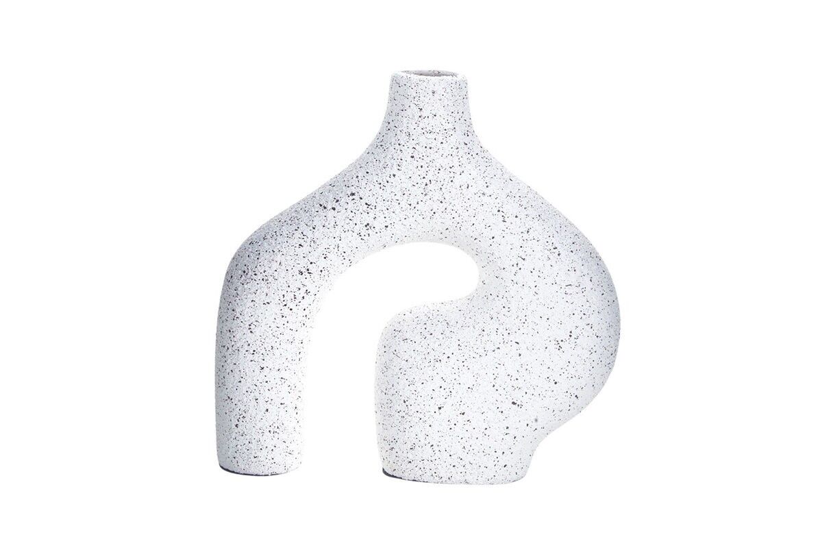 VASO CON COLLO BIANCO STRUTTURATO - NOMAD