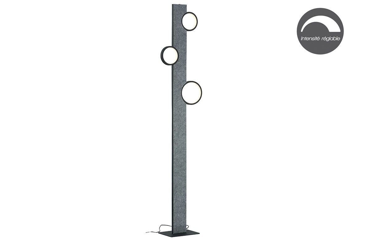 LV2521 - LAMPADA DA TERRA DI DESIGN IN ALLUMINIO CON LED DIMMERABILE - INTERNO