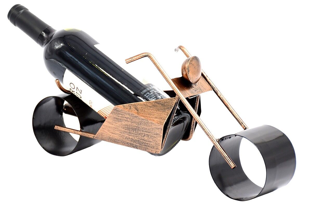 MA3812 - PORTABOTTIGLIA PER MOTO IN RAME - PREMIUM