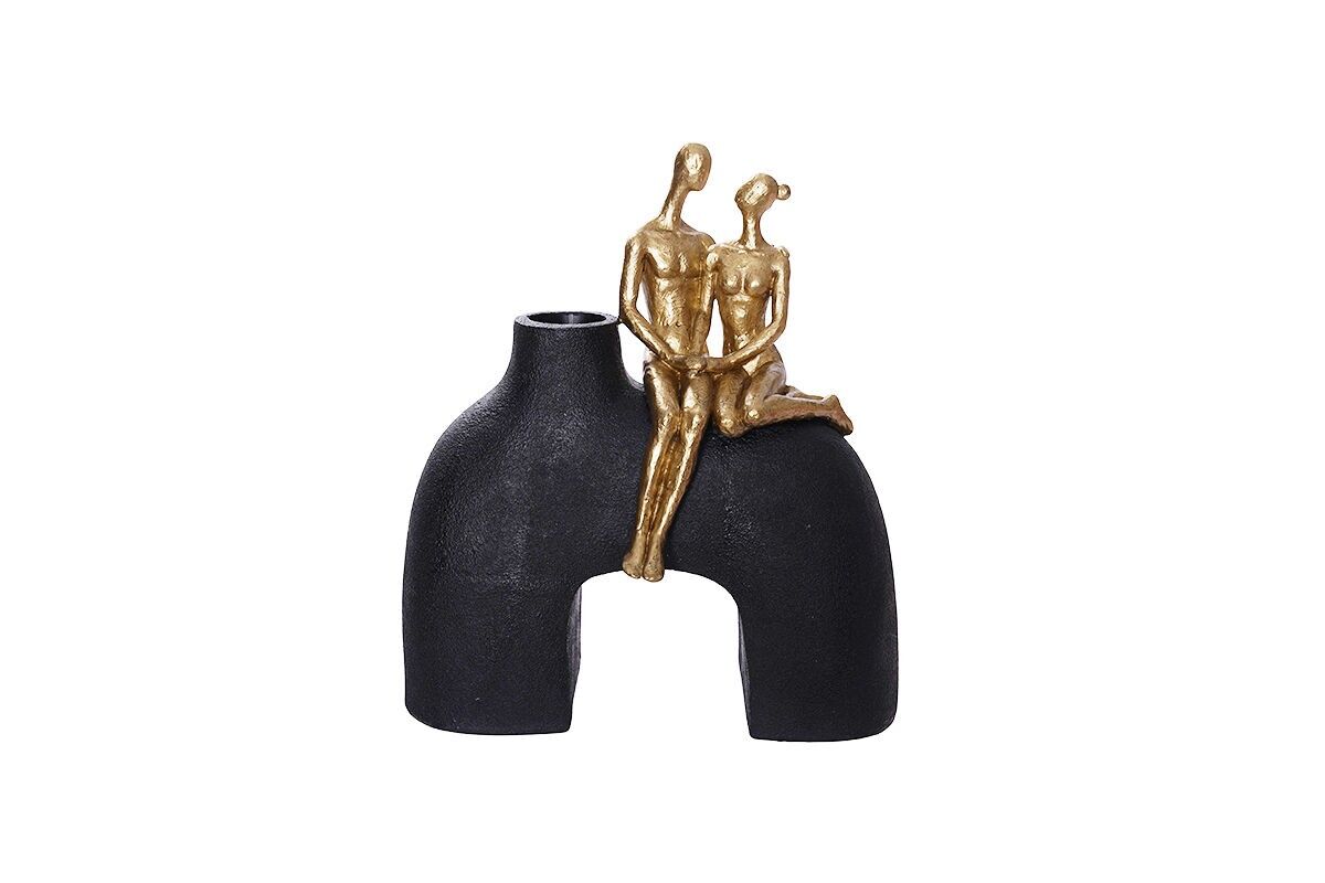 ST8300 - VASE UN COL GAUCHE COUPLE ASSIS - INITIAL