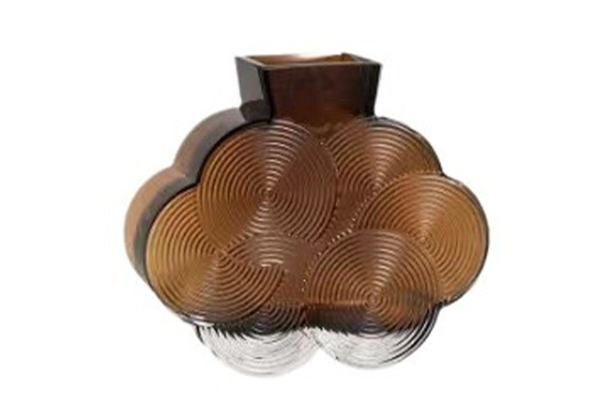 VASO IN VETRO GEOMETRICO PM - ECLAT