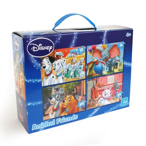 Puzzles Disney Animals 4 in 1