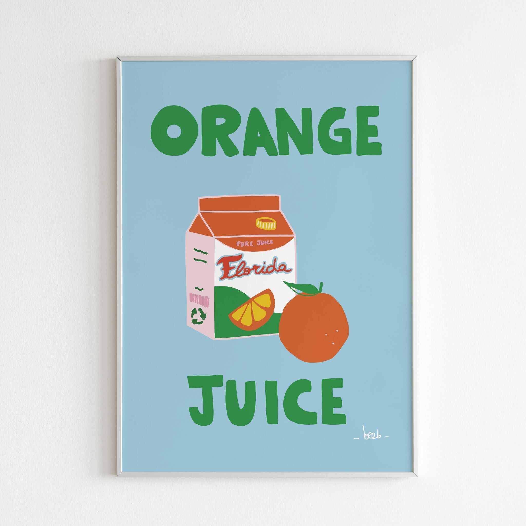 'Orange juice' poster