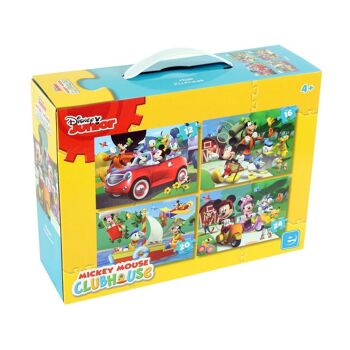 Puzzles Mickey Mouse 4 en 1, 12,16,20,24 Pcs 2