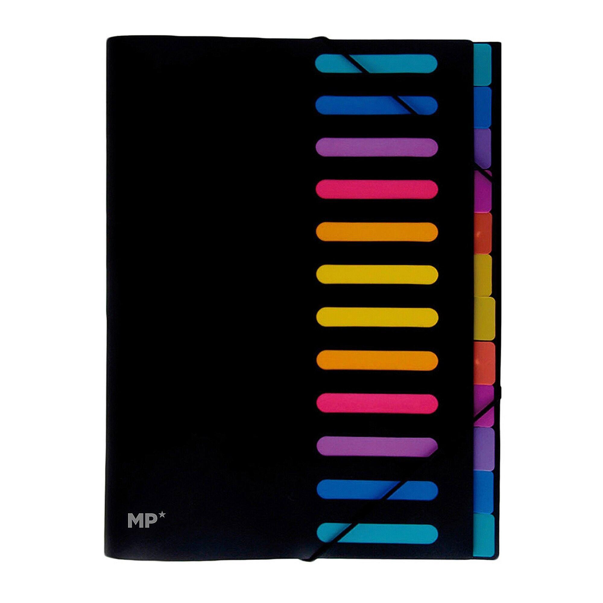 CARTELLA DI CLASSIFICAZIONE A4 CON ELASTICI Colore: Multicolore