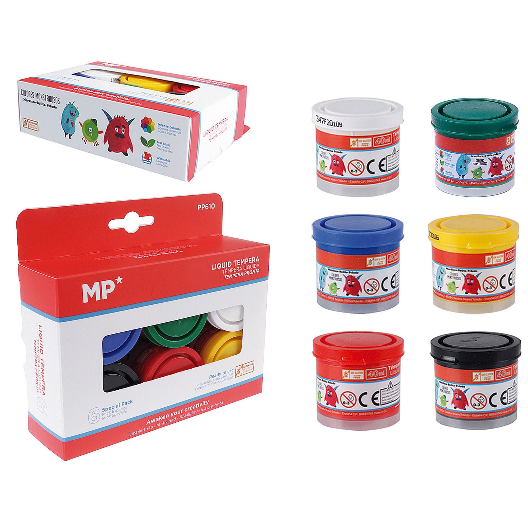 SET 6 TEMPERE COLORATE 40 ml Colore: Casuale